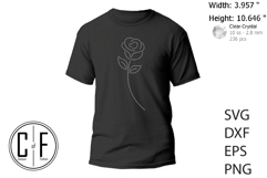 Flower Rhinestone Template Product Image 2