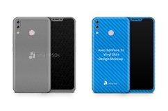 Asus Zenfone 5Z Vinyl Skin Design Mockup 2018 Product Image 1