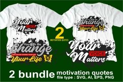 2 T shirt Bundle motivation quote Product Image 1