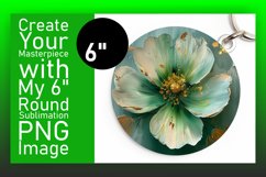 Spring Bloom Burst: 3D Round Designs Art PNG Product Image 1