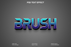 Brush Text Effect for Photoshop PSD Product Image 1