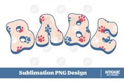 American Mama Papa 4th of July USA Cat Dog Paw DTF Bundle Product Image 7