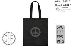 Peace Sign Rhinestone Template Product Image 3