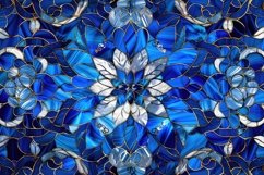 Elegant Pattern Stained Glass Background Wallpaper Product Image 1