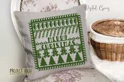 Merry Christmas paper cut design SVG / DXF / EPS / PNG files Product Image 7