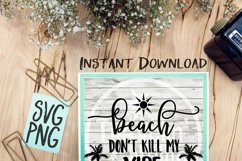 Beach SVG Bundle Beach Theme Sayings Quotes Cut File Product Image 4