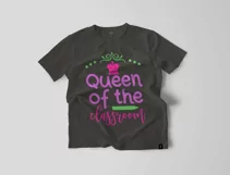 Queen of the classroom SVG PNG EPS DXF Product Image 4