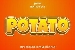 potato text effect and editable. Product Image 1