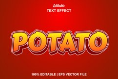 potato text effect and editable. Product Image 1