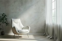 Simplistic Armchair minimalist. Generate Ai Product Image 1