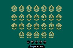 Arabesque Split Letters Product Image 1