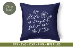 Life is tough but so are you svg, motivational quote svg Product Image 3