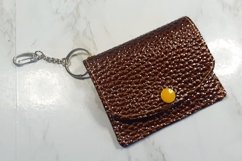 2 card fold top wallet template svg png dxf ai files Product Image 1