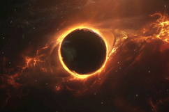Black Hole Sun Background Wallpaper Product Image 1