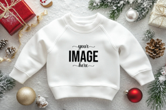 Christmas Sweatshirt Mockup, Christmas Baby Mockups Product Image 1