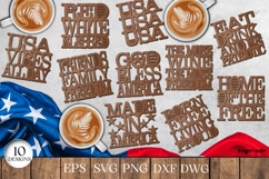 Wooden Coasters Laser Cut Megabundle | Glowforge | SVG Product Image 2