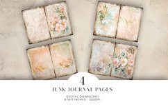 Wedding Junk Journal Digital Paper Bi-fold Product Image 1
