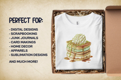 Mango Matcha Latte Clipart Bundle 4 PNG Product Image 2