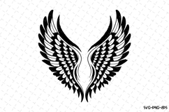 Wings SVG | SVG Cut files | Cricut Product Image 1