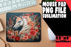 Embroidered Unicorn Fantasy Desk Pad Product Image 1