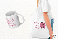 Whimsical Pink Spring Garden Clipart Bundle Product Image 3