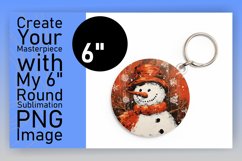 Comprehensive Winter Holiday Circle Ornament Sublimations Product Image 1
