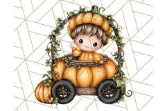 Woodland Autumn Parade Clipart PNG Fall Animals Product Image 2