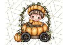 Woodland Autumn Parade Clipart PNG Fall Animals Product Image 2