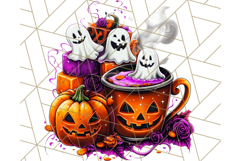 Spooky Café Cuties Halloween PNG Clipart, Holiday Elements Product Image 2