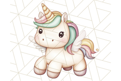 Fairy Tale Unicorn PNG Pastel Magic Clipart, Fantasy Rainbow Product Image 2