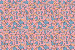 Seamless Camouflage Pattern in Pink Blue abstract background Product Image 1