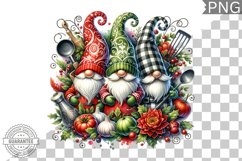Christmas kitchen Gnome Sublimation - Clipart PNG Design Product Image 1