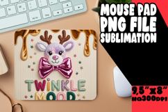 UNIQUE desk MAT Playful PNG, Holiday Product Image 1