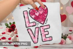 Love Valentine - Valentine Sublimation PNG Design Product Image 1
