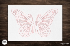 3D Butterfly Laser Cut | Glowforge | SVG Product Image 3