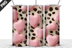 Lovely Hearts Tumbler Design | Valentine&#039;s Day Tumbler Wrap Product Image 1