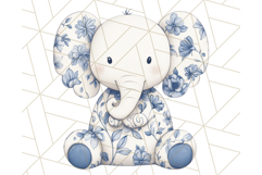 Cute Stuffed Animal Clipart, Chinoiserie Nursery Decor Png Product Image 2