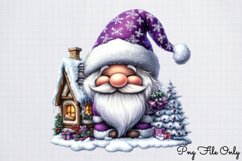 Christmas Gnome Houses Clipart Product Image 1