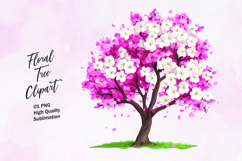Floral tree clipart sublimation png Product Image 1