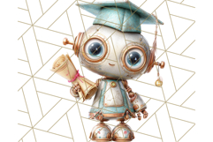 Robot Clipart, Soft Realistic Full Body Robot PNG Images Product Image 2