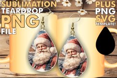 Enchanted Teardrop Earrings Gift PNG, Christmas Product Image 1