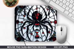 Spiders Mouse Pad Sublimation,Halloween Mouse Pad PNG Design Product Image 1