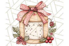 Christmas Cottagecore Kitchen Clipart PNG, Holiday Decor Product Image 2