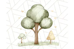 Watercolor Baby Dragon Clipart, Cute Nursery Fantasy PNG Product Image 4
