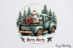 White Rustic Christmas Clipart PNG Product Image 1