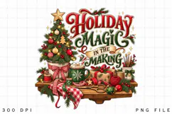Holiday Magic in the Making Christmas Crafting Sublimation Product Image 2