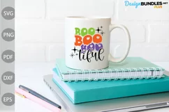 BOO - tiful SVG Cut Files/ Halloween BABY Shirt Design Product Image 2