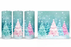 Christmas Tree Tumbler Sublimation. Christmas Tumbler Design Product Image 2