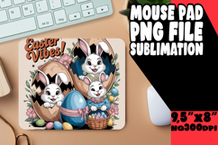 Timeless Mouse Pad Sublimation PNG, Cute Easter Product Image 1