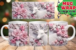 Sublimation Delight: Frosty 11oz Mug Wrap Product Image 1